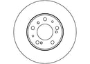 Disctech Brake Disc - Fits Citroën, Ford - ABD3150 - Front Axle