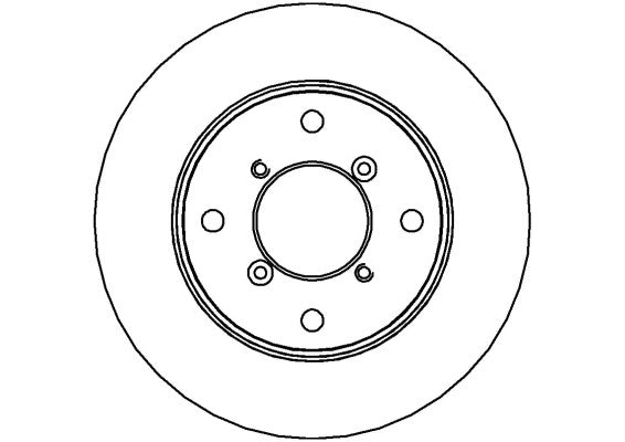 Disctech Brake Disc - Fits Suzuki - ABD3461 - Front Axle