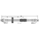 Borg & Beck Brake Hose Part No -BBH6960
