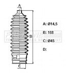 First Line Steering Gaiter Kit Part No -FSG3439