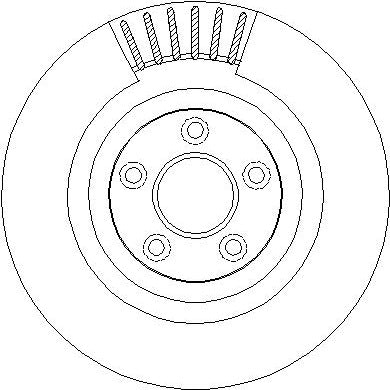 Disctech Brake Disc - Fits Infiniti, Jaguar - ABD3827 - Rear Axle