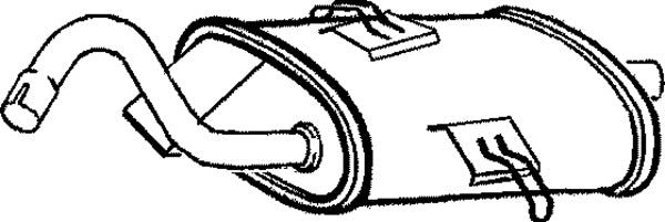 Klarius VO206C - Box With Tail Pipe