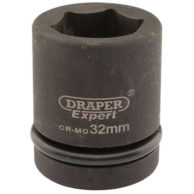 Expert HI-TORQ 6 Point Impact Socket, 1" Sq Dr, 32mm