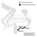 Borg & Beck Turbo Hose Part No -BTH1267