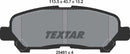 Textar Brake Pad Set - 2548101