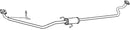 Klarius TY700H - Box With Centre Pipe  - Fits Toyota Yaris 1.0i