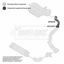 Borg & Beck Turbo Hose Part No -BTH1218