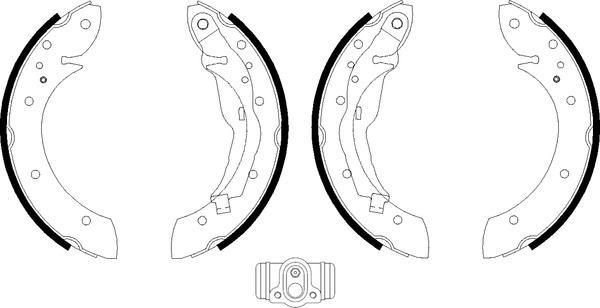 Mintex Brake Shoe Kits fits -BMW MSK147 (also fits other vehicles)