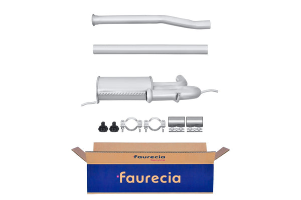 FAURECIA 8LC 366 025-651 Centre Muffler - Easy2Fit® Kit - fits RENAULT 21