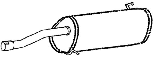 Klarius HY281D - Box With Tail Pipe