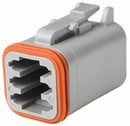 HELLA 8JA 201 021-831 Plug Housing - 6-pin connector