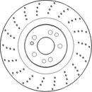 Disctech Brake Disc - Fits Mercedes-benz, Nissan - ABD2786 - Front Axle