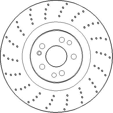 Disctech Brake Disc - Fits Mercedes-benz, Nissan - ABD2786 - Front Axle