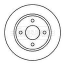 Borg & Beck Brake Disc Pair Part No -BBD5013
