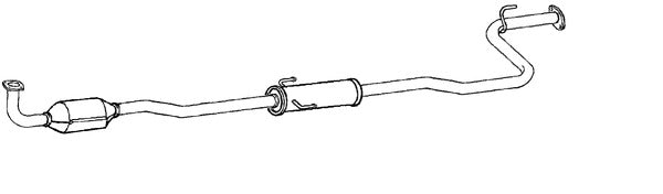 Klarius 312511 - Catalyst Type Approved  - Fits Toyota Yaris 1.3