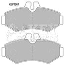Key Parts Brake Pad Set -KBP1667