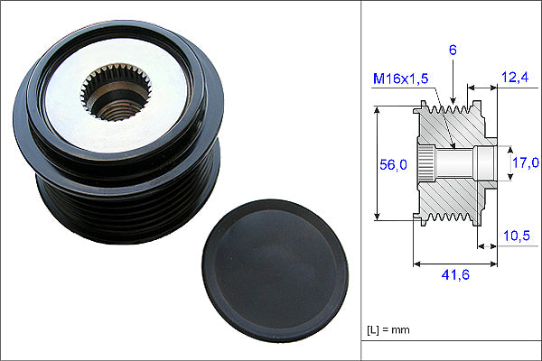 INA Alternator Freewheel Clutch - Part No - 535021010
