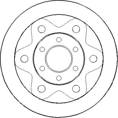Disctech Brake Disc - Fits Iveco, Toyota - ABD2935 - Front Axle