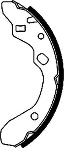 Mintex Brake Shoes fits -Mazda MFR383 (also fits other vehicles)