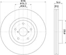 Mintex Brake Discs fits -Subaru V304:5 MDC2289 (also fits other vehicles)