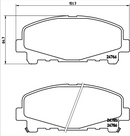 Brembo Brake Pad Set - P28043