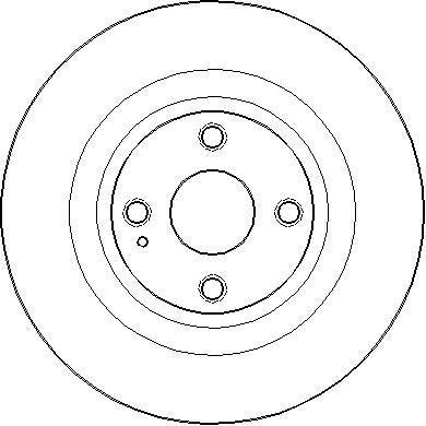 Disctech Brake Disc - Fits Abarth, Lexus - ABD3286 - Rear Axle
