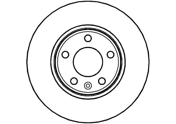 Disctech Brake Disc - Fits Audi, Nissan - ABD2086 - Front Axle