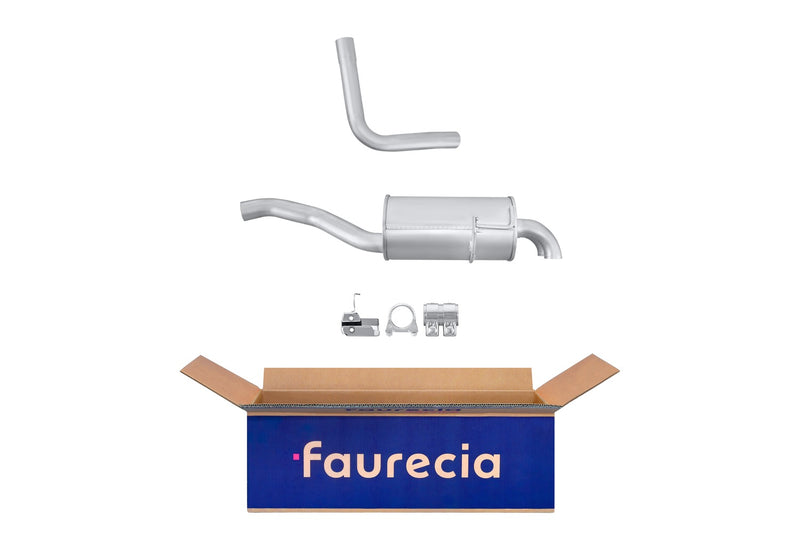 FAURECIA 8LD 366 034-531 Rear Muffler - Easy2Fit® Kit - fits RENAULT ESPACE III
