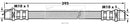 Borg & Beck Brake Hose Part No -BBH7906