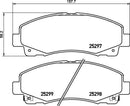 Mintex Brake Pad Set fits - MDB3197 (also fits other vehicles)
