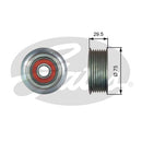 Gates DriveAlign Idler Pulley - T36447