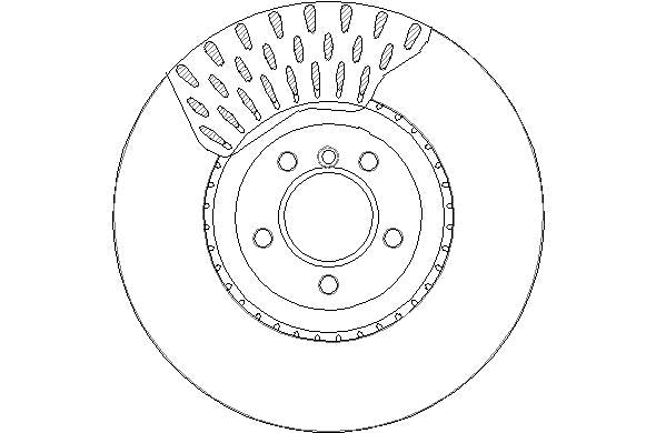 Disctech Brake Disc - Fits Audi, Land rover - ABD3220 - Front Axle