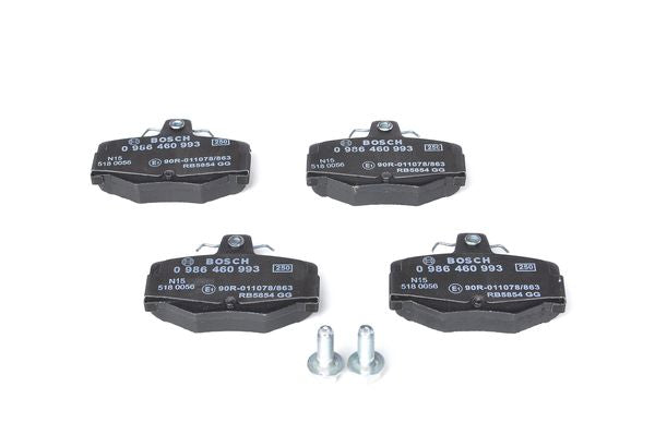 Bosch Brake Pad Set Set Bp560 - 0986460993