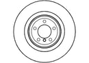 Disctech Brake Disc - Fits Ford - ABD2856 - Rear Axle