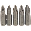 Draper 5PC 25mm NO2 PZ.S/D Bit - 64015
