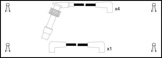ElectroSpark Ignition Lead Set - OEK1028