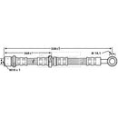 Borg & Beck Brake Hose Part No -BBH7191