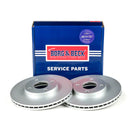 Borg & Beck Brake Disc Pair Part No -BBD5316