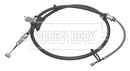 Borg & Beck Brake Cable- LH Rear -BKB2905