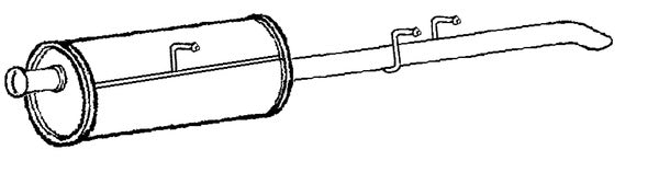 Klarius RN1017W - Box With Tail Pipe  - Fits Nissan NV400 2.3dCi