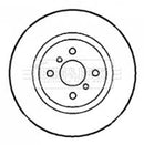 Borg & Beck Brake Disc Pair Part No -BBD4262