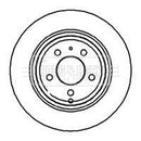 Borg & Beck Brake Disc Pair Part No -BBD5062