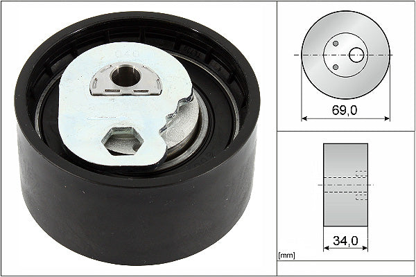 INA Tensioner Pulley - Timing Belt - Part No - 531094110