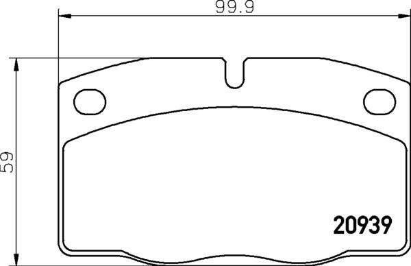 Mintex Brake Pad Set fits -Bedford Lotus Opel Vauxhall MDB1141 (also fits other vehicles)