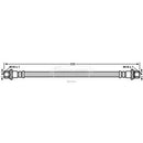 Borg & Beck Brake Hose Part No -BBH7894