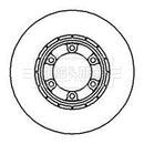Borg & Beck Brake Disc Pair Part No -BBD5006