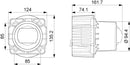 HELLA 1AL 015 318-111 DE/LED-Insert, headlight - 90mm Essential L4565 - 24/12V
