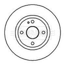 Borg & Beck Brake Disc Pair Part No -BBD4227