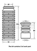 First Line Strut Protection Kit Part No -FPK7090
