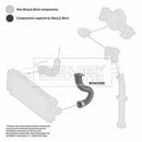 Borg & Beck Turbo Hose Part No -BTH1355